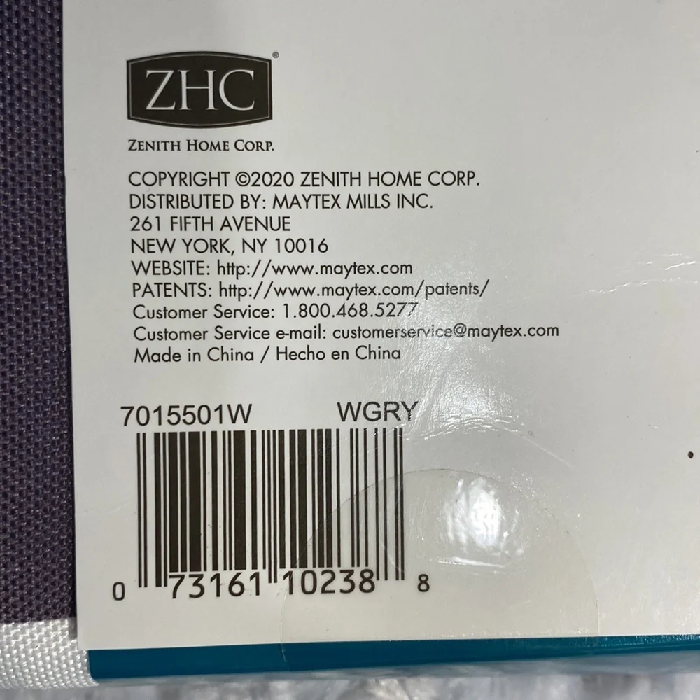 Zenna home fabric shower curtain NWT